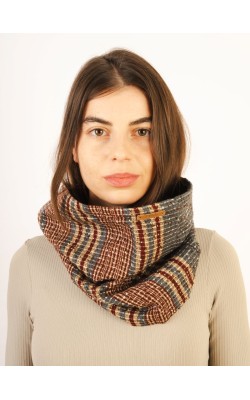 Scarf/Neck/Wool/Petrol - Cherry Scarf/Neck/Wool/Petrol - Cherry