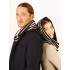 Scarf/Infinity/Cotton Ribes Tecture/Blue