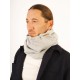 Scarf/Neck - Infinity/Knitted Cotton/Grey