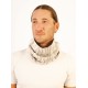 Scarf/Neck -Infinity/Knitted/Cotton/Beige