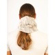 Scarf/Neck -Infinity/Knitted/Cotton/Beige