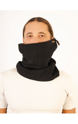 Scarf/Neck Scarf/Waterproof & Cotton/Double-Face/Black-Grey