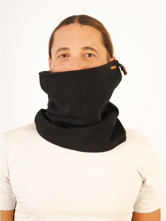 Scarf/Neck Scarf/Waterproof & Cotton/Double-Face/Black-Grey