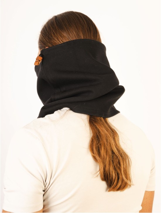 Scarf/Neck Scarf/Waterproof & Cotton/Double-Face/Black-Grey