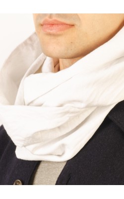 Scarf/Infinity/Linen//White