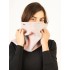 Scarf/Neck/Wool/Pink-Light Blue
