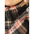 Scarf/Neck/Wool/Karo/Black- Gray-Red