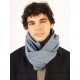 Scarf/Infinity/Cotton/Blue Denim