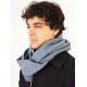 Scarf/Infinity/Cotton/Blue Denim