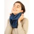 Scarf/Infinity/Cotton/Blue 