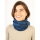 Scarf/Infinity/Cotton/Blue 