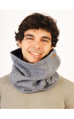 Scarf/Neck/Wool/Light Blue - Square Scarf/Neck/Wool/Light Blue - Square