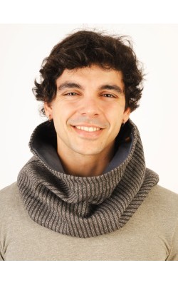 Scarf/Neck/Wool/Grey