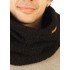 Scarf/Neck/Wool & Synthetic/Black - Bouclé