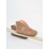 Malo Botties/Sand and salmon - silk cord