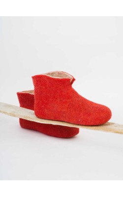  Basic/Ankle Booties/ Red 