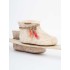 Artemis/Ankle booties/Ecru - Tassel 