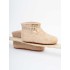 Menades/Ankle Booties/Beige/Leafs 