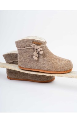 Speira/Ankle Booties/Sand/Crochet Spiral