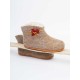 Eros/ Ankle Booties/Sand /Leather Red Heart