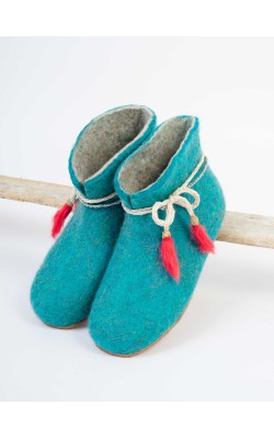 Artemis/Ankle booties/Aegean Blue-green - Tassel Artemis/Ankle booties/Aegean Blue-green - Tassel