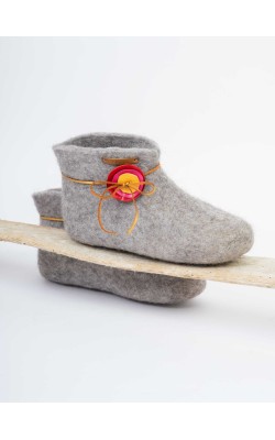 Ciclos/Ankle Booties/Grey/3 circles 