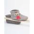 Artemis/Ankle booties/Grey - Tassel