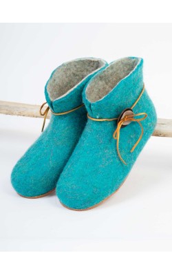 Ciclos/Ankle Booties/Blue-green/2 circles