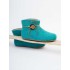Ciclos/Ankle Booties/Blue-green/2 circles