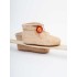 Ciclοs/Ankle Booties/Ecru/3 circles 