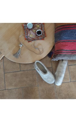 Malo Stripe/Ecru - Gold Embroidery 