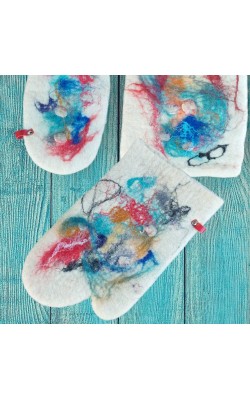  Mitt and Glove/White 